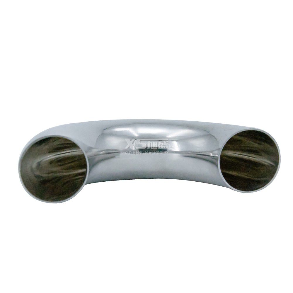 Mirror Polished Stainless Steel Welded SS316L 180 Degree Elbow Bend
