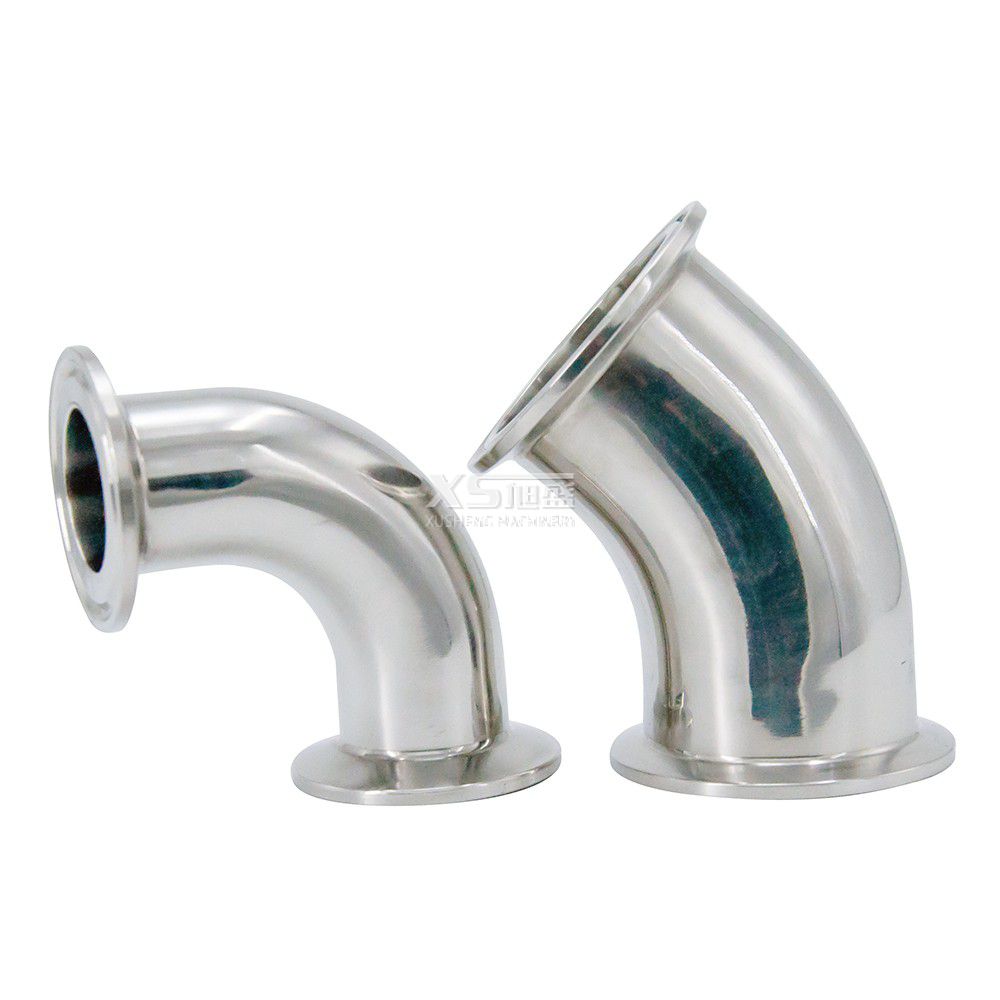 Stainless Steel SS316L Sanitary Clamping 90 Degree Elbow Bend