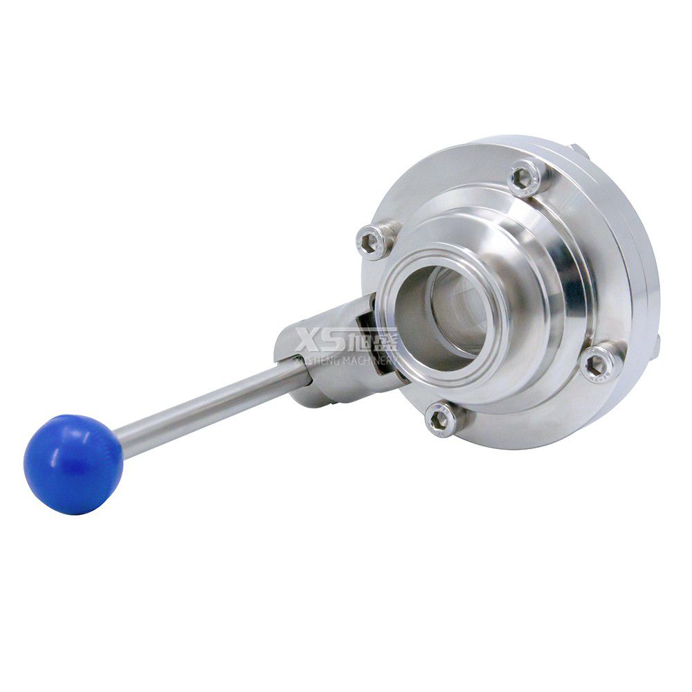 Clamp Stainless Sleel Sanitary Tri Clamping Butterfly Type Ball Valve