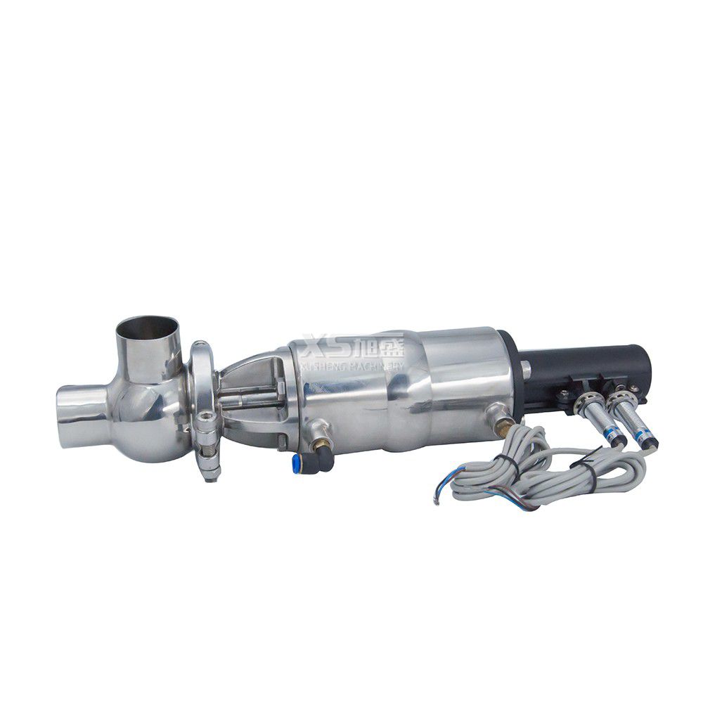 Stainless Steel Hygienic SS304 Pneumatic Flow Diversion Valve