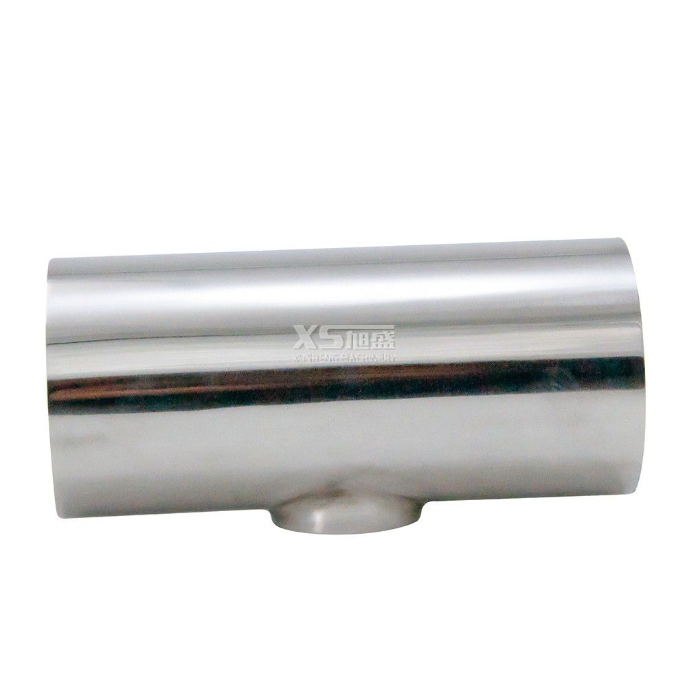 Pipe Fitting Stainless Steel Hygienic Welded Reducing Short Tee
