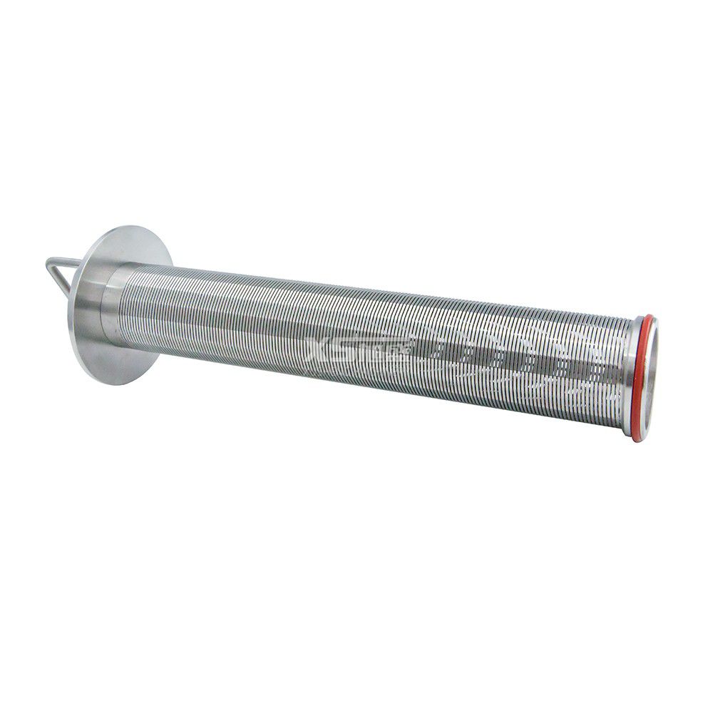 4" Stainless Steel 316L Hygienic Angle Filter Strainer with Perforated Plate Screen