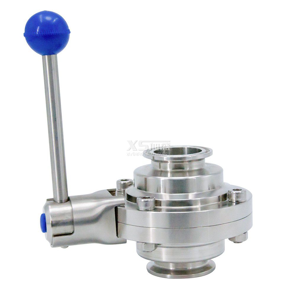 Clamp Stainless Sleel Sanitary Tri Clamping Butterfly Type Ball Valve