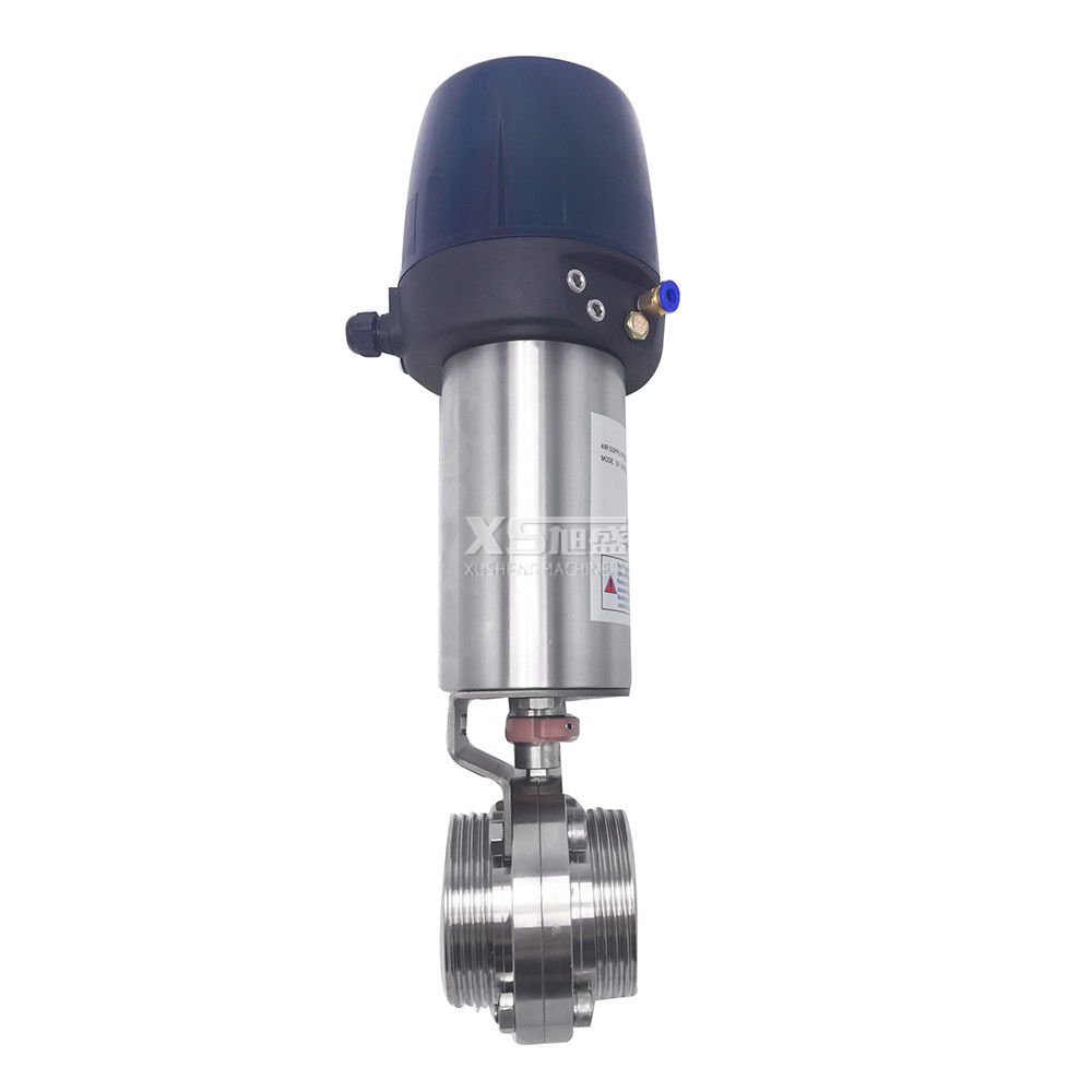 Stainless Steel AISI304 Thread Butterfly Valves with Control Head
