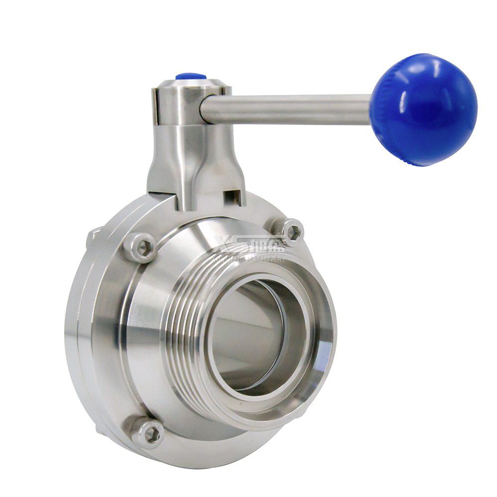 Sanitary Stainless Steel Male Butterfly Male Thread Ball Valve